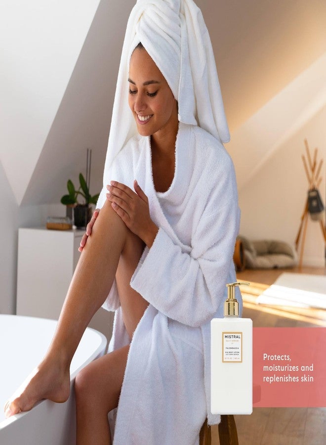 Mistral Palombaggia Silk Body Lotion for Women – Luxury Moisturizing Body Lotion | Moisturizer with Sweet Almond Oil & Organic Linseed Oil | Natural, Non-Greasy, Paraben-Free, Clean | 8.7 fl oz - Image 5